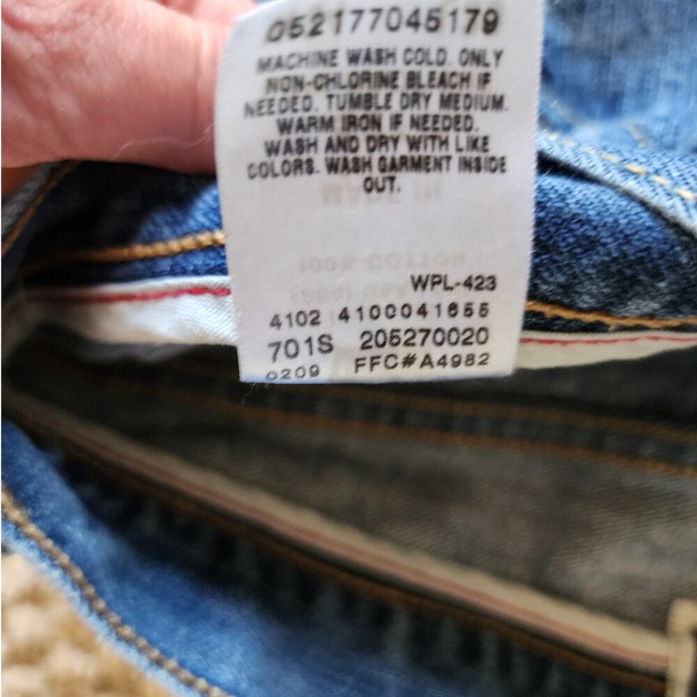 Levis Jeans Men's 34x30 Blue Denim 527 Low Boot Cut Cowboy Outdoor Western - Picture 7 of 10